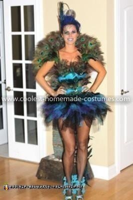 Homemade Peacock Costume