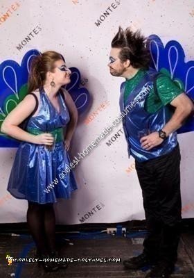 Homemade Peacock DIY Adult Costume Idea