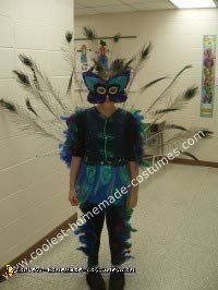 Homemade Peacock Halloween Costume