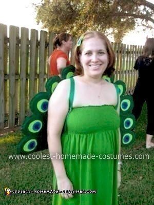 Homemade Peacock Halloween Costume