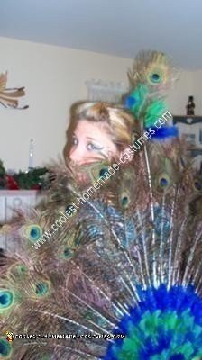 Homemade Peacock Halloween Costume Idea