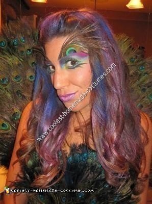 Homemade Peacock Halloween Costume Idea