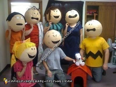 Homemade Peanuts Gang Costume