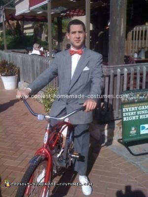 Homemade Pee Wee Herman Costume