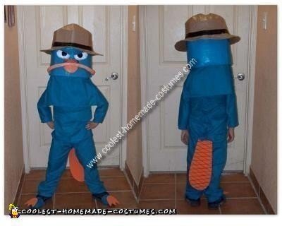 Homemade Perry the Platypus aka Agent P Costume