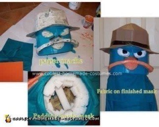 Homemade Perry the Platypus aka Agent P Costume