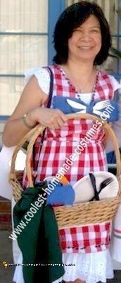 Homemade Picnic Basket Costume