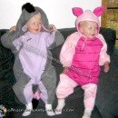 Homemade Piglet and Eeyore Costumes