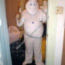 Homemade Pillsbury Doughboy Halloween Costume