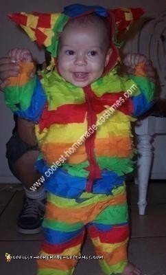 Homemade Pinata Baby Costume