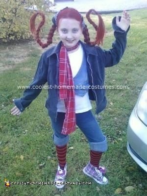 Homemade Pippi Longstockings Costume