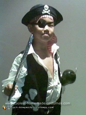 Homemade Pirate Halloween Costume