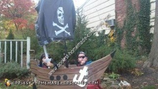 Homemade Pirate Ship Costume