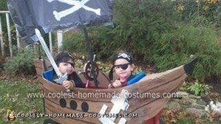 Homemade Pirate Ship Costume