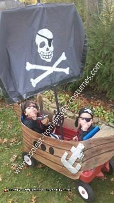 Homemade Pirate Ship Costume