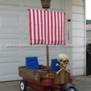 Homemade Pirate Ship Wagon and Pirate Costume