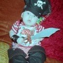 Homemade Pirate Unique Halloween Baby Costume Idea