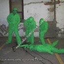 Homemade Plastic Army Men Group Halloween Costume Idea