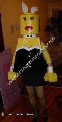 Homemade Playboy Bunny Lego Minifig Halloween Costume