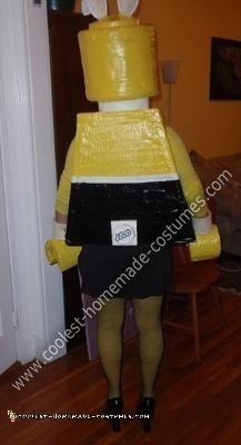 Homemade Playboy Bunny Lego Minifig Halloween Costume