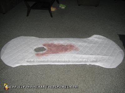 Homemade PMS Pantyliner Costume