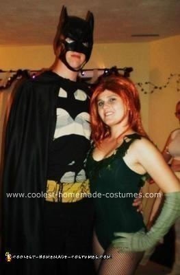 Homemade Poison Ivy Adult Couple Halloween Costume Idea