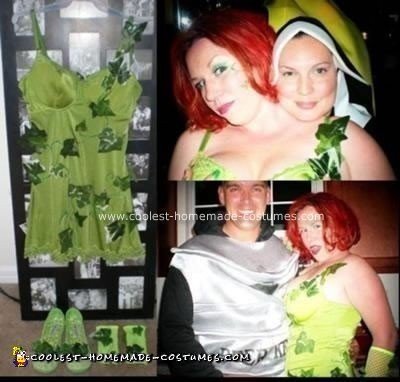 Homemade Poison Ivy Halloween Costume