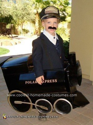 Coolest Homemade Polar Express and Conductor Costume