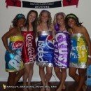 Homemade Pop Cans Group Halloween Costume Ideas