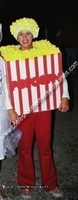 Homemade Popcorn Costume Idea