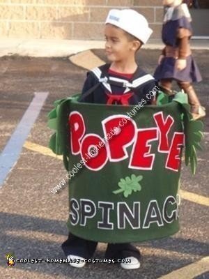 Homemade Popeye the Sailor Man Costume