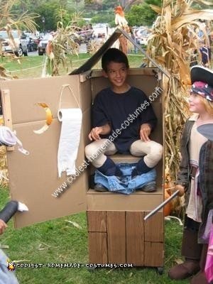 Homemade Porta Potty Costume