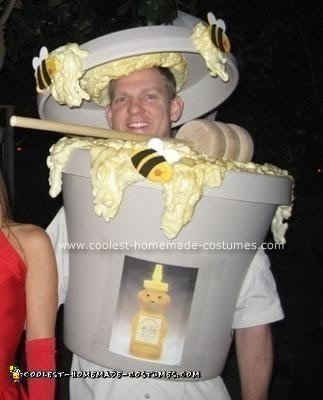 Homemade Pot of Honey Costume