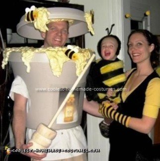 Homemade Pot of Honey Costume