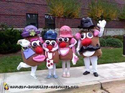 Homemade Potato Head Costumes