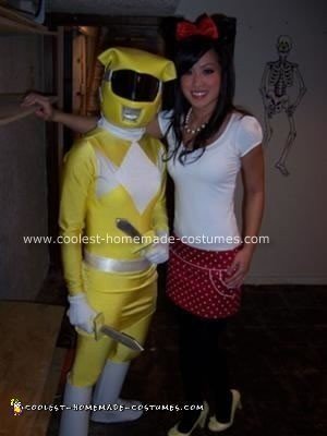 Homemade Power Rangers Halloween Costume