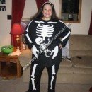 Homemade Pregnant Skeleton Costume