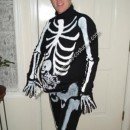 Homemade Pregnant Skeleton Costume