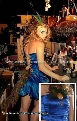 Homemade Pretty Peacock Costume