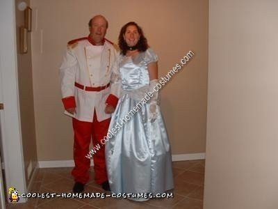 Homemade Prince and Princess Couple Costume Idea