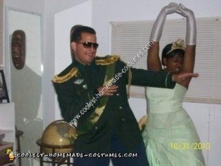 Homemade Princess and the Frog Couple Halloween Costume Idea