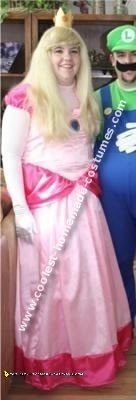 Homemade Princess Peach Costume