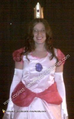 Homemade Princess Peach Costume