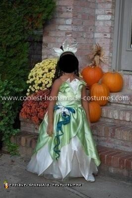 Homemade Princess Tiana Costume