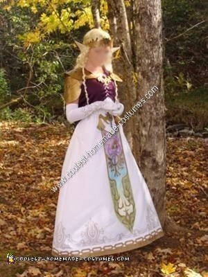 Homemade Princess Zelda Halloween Costume Idea