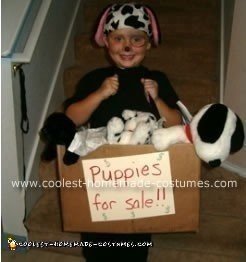 Homemade Puppies for Sale Halloween Costume