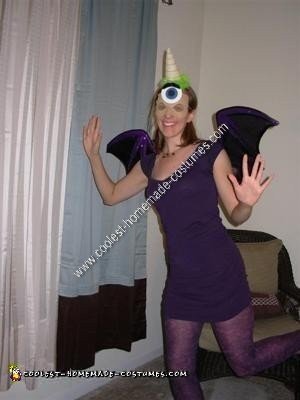 Homemade Purple People Eater Halloween Costume