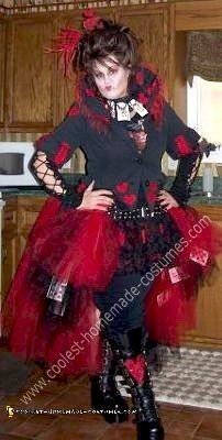 Homemade Queen of Hearts Costume