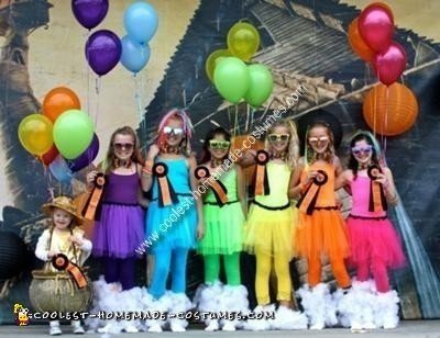 Homemade Rainbow and Pot of Gold Group Costume