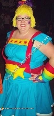 Homemade Rainbow Brite Adult Halloween Costume